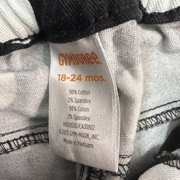 Cat & Jack Gymboree Bundle of 2 Pants Size 18-24M Elastic Waist Pull On Stretch - Picture 6 of 7